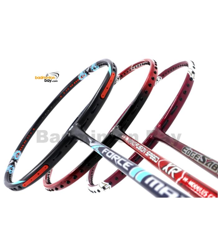 Staff Picks 1 : 3 Rackets - Apacs Force II Max, Apacs Nano Fusion Speed XR & Apacs Edgesaber 10 Red